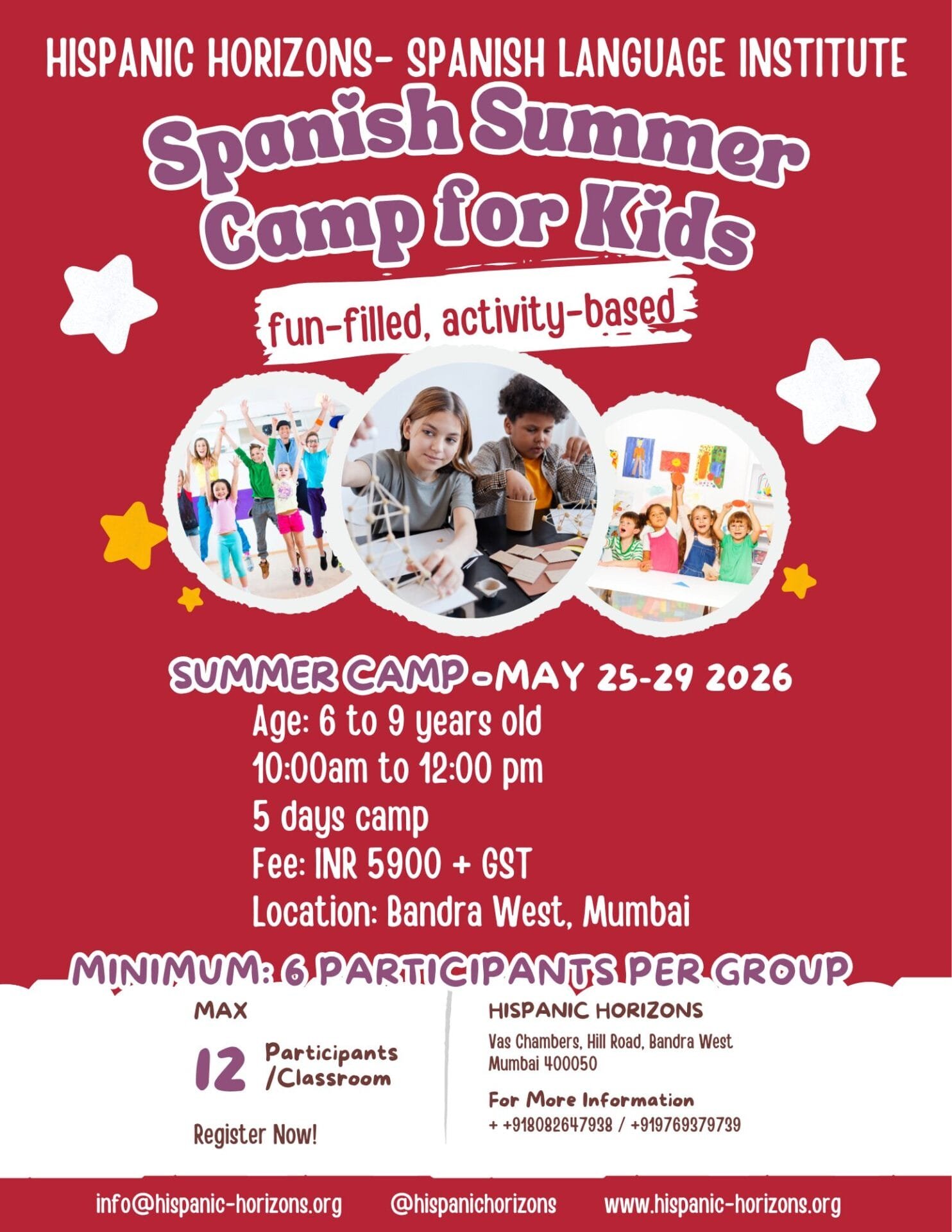 Spanish Summer Camp Spanish classes for kids in Mumbai